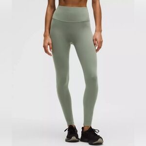 Lululemon Wunder Train High-Rise Tight Leggings 25" Willow Leaf Green Sz 10 NWT
